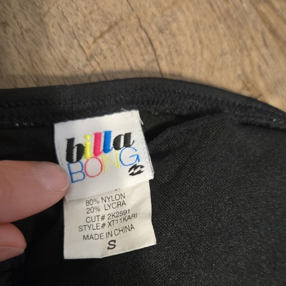 Billabong Bikini Set Black Bikini with Multicolor Lettering - Picture 5 of 12